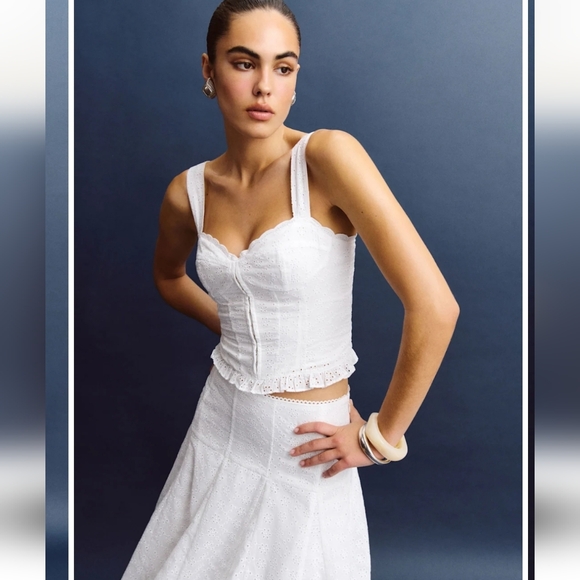 🆕 Reformation Anatolia Two Piece Skirt Dress New In Box - Picture 3 of 5